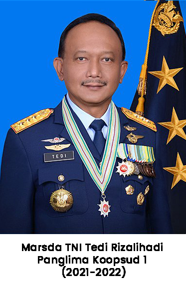 Marsda TNI Tedi Rizalihadi Panglima Koopsud 1 (2021-2022)